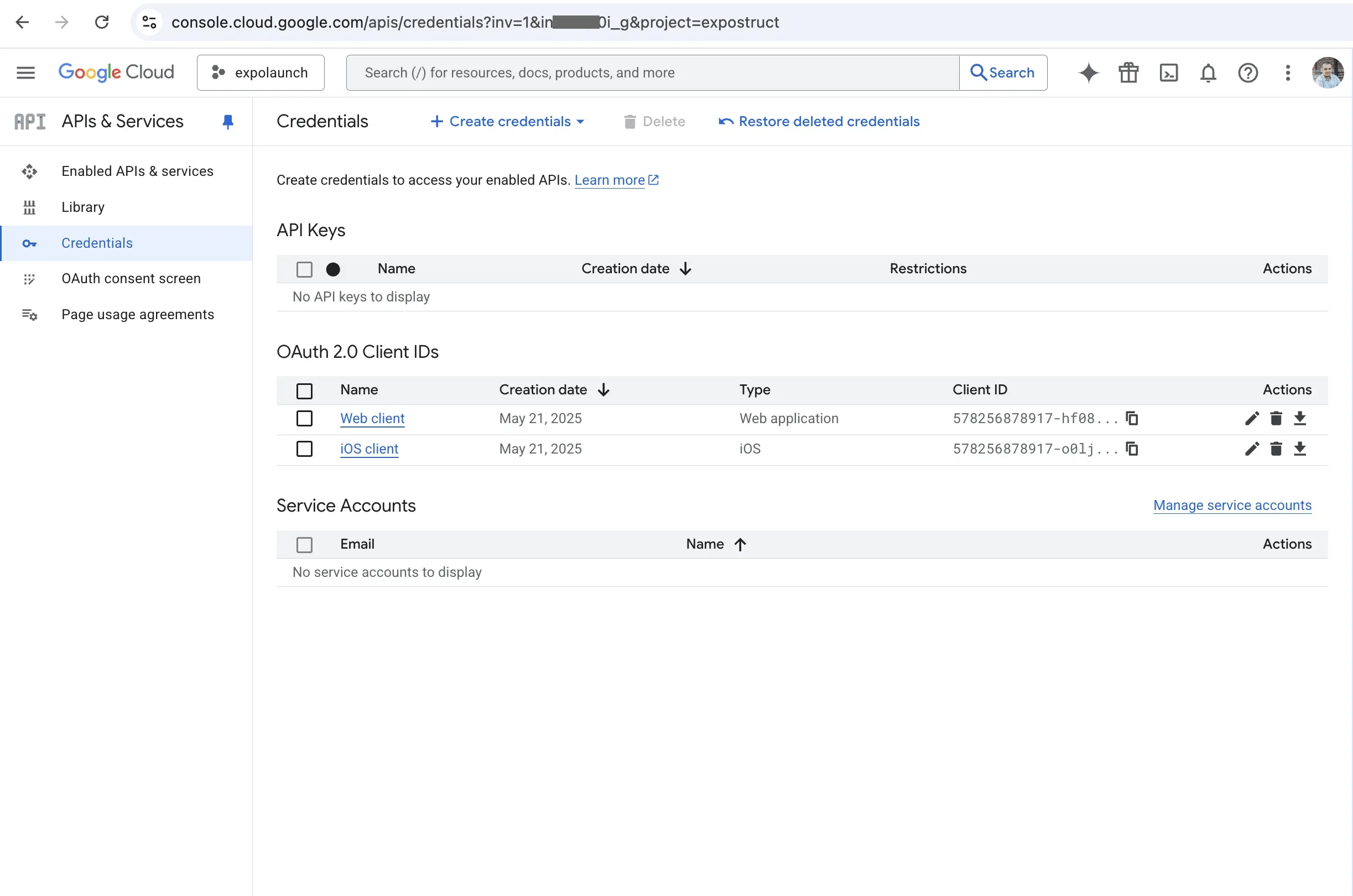 google auth