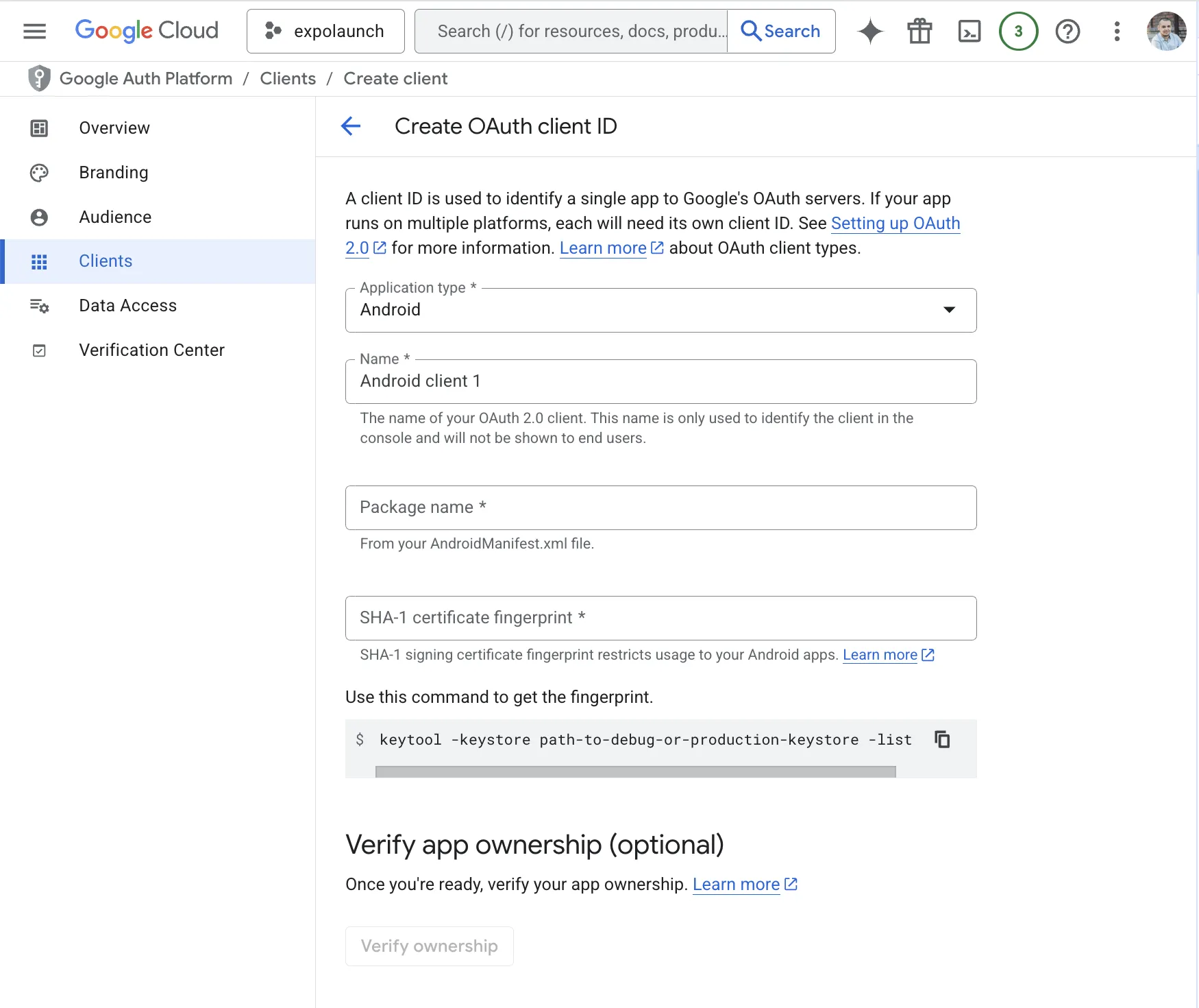google auth