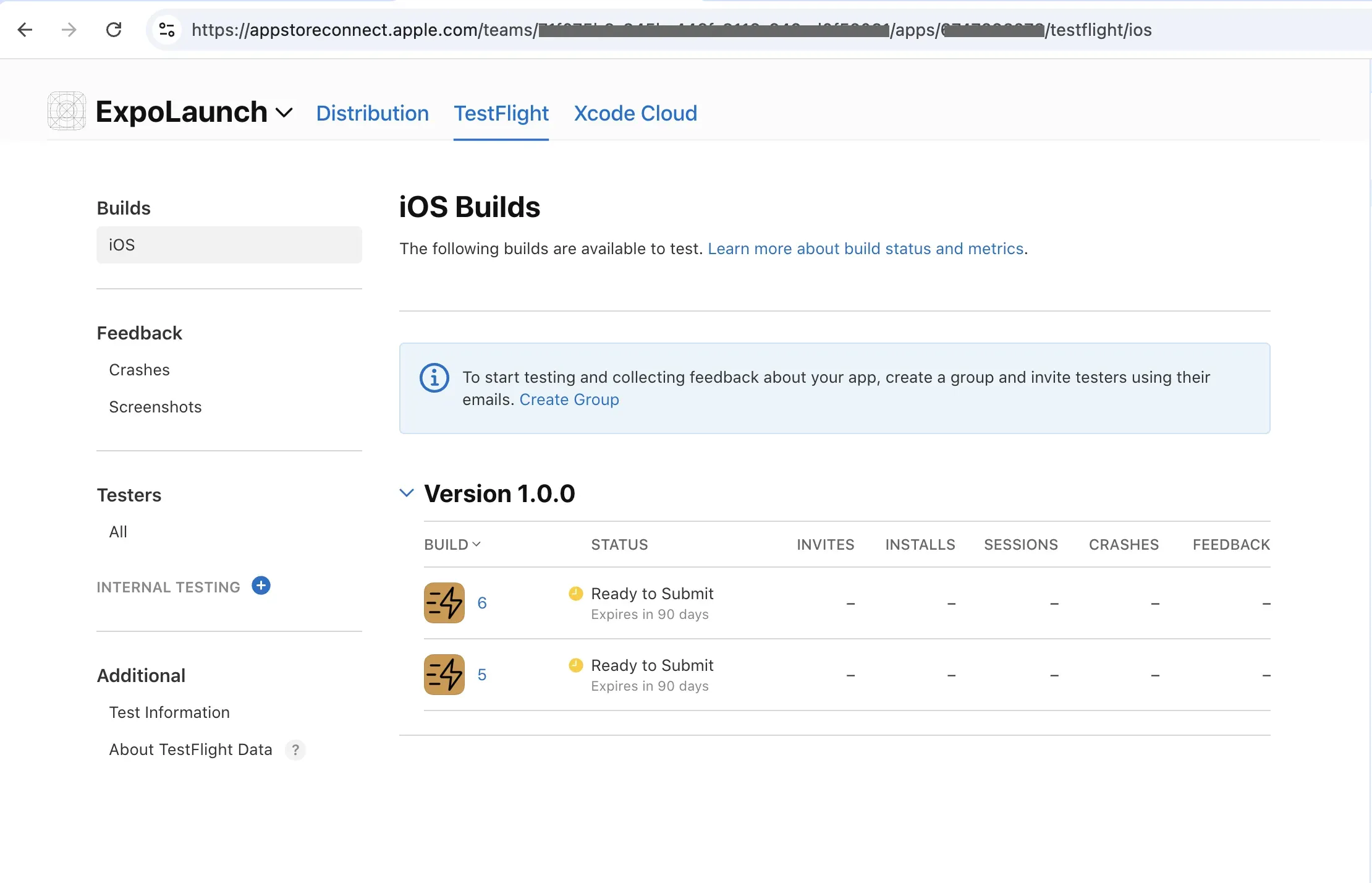 Expolaunch github action