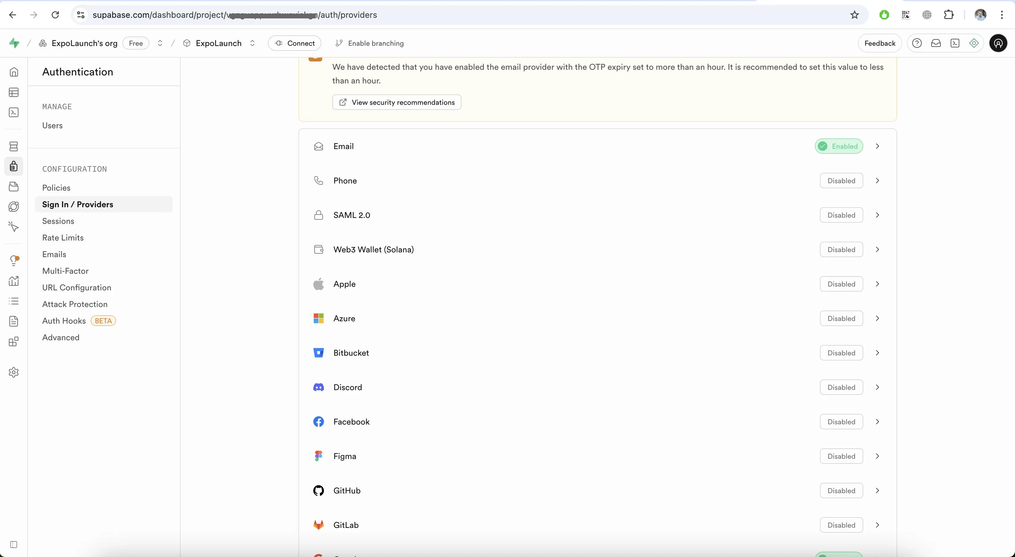 google auth